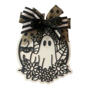 Halloween Ghost and Spider Wall Decor
